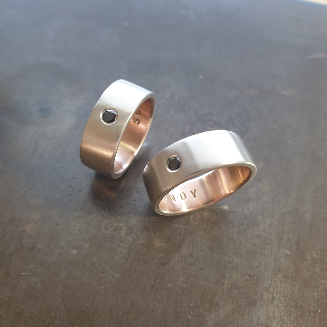 Men's wedding band commission