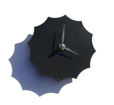 Scalloped wall clock