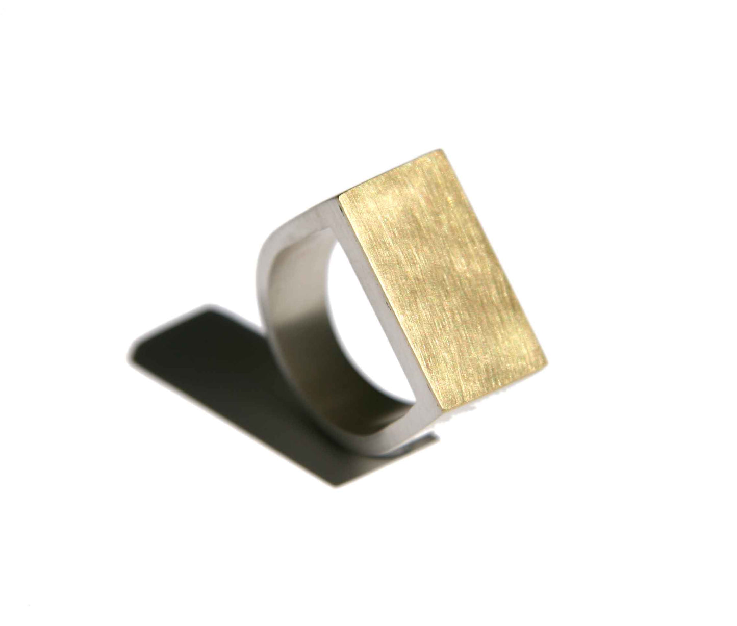 'Cubist' men's dress ring